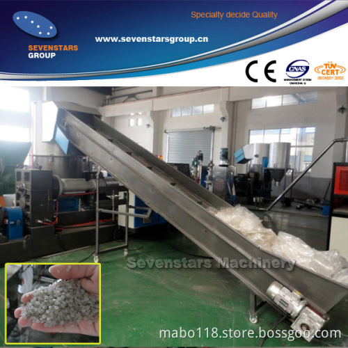 PP PE Plastic Film Granulating Machine, PE Film Granulating Line